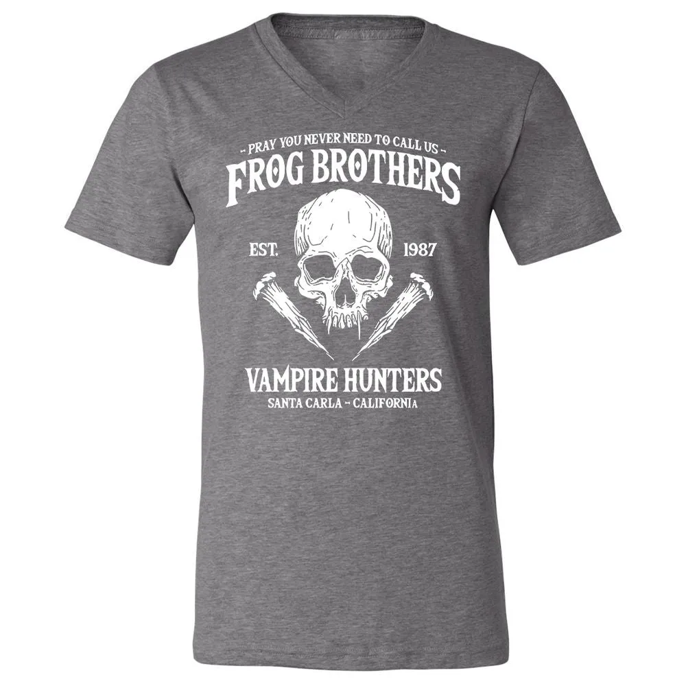 Unisex V-Neck T-Shirt - UQ25VKR2 - Deep Heather - 13