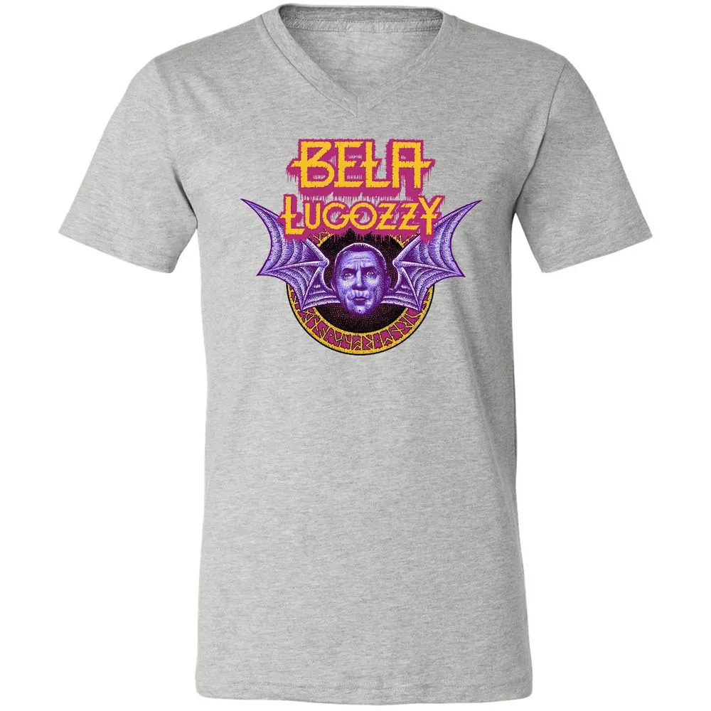 Unisex V-Neck T-Shirt - R8VCZBHF - Athletic Heather - 7