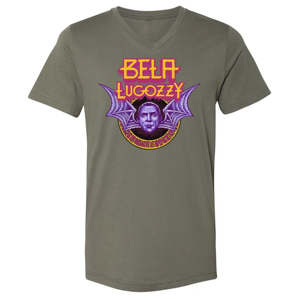 Unisex V-Neck T-Shirt - R8VCZBHF - Military Green - 10