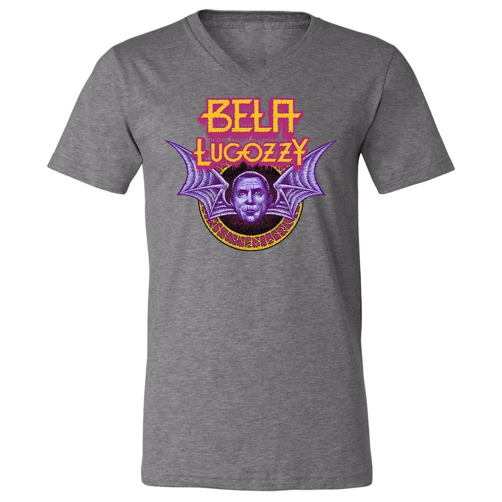 Unisex V-Neck T-Shirt - R8VCZBHF - Deep Heather - 13