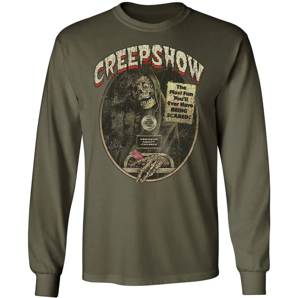 Long Sleeve T-Shirt - Y2YUQX5F - Military Green - 16