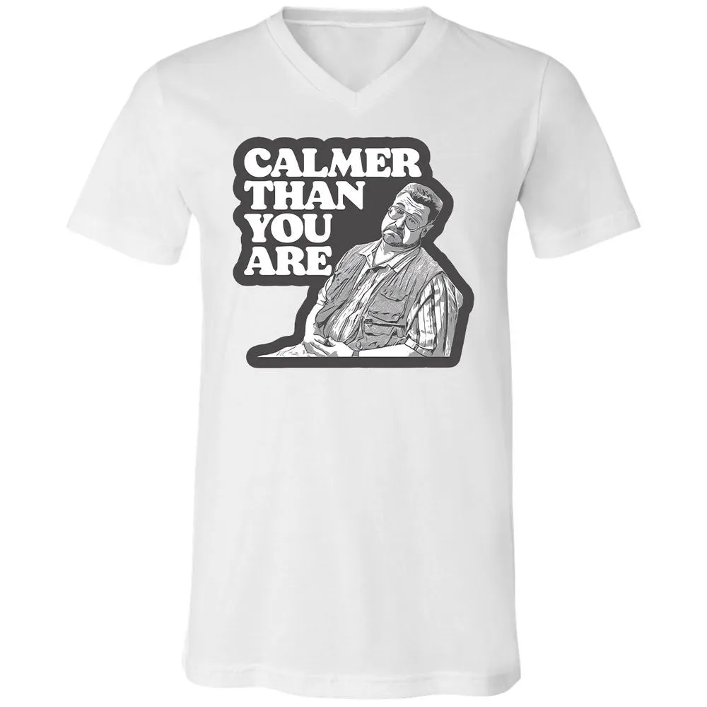 Unisex V-Neck T-Shirt - VKR9JJUW - White - 5