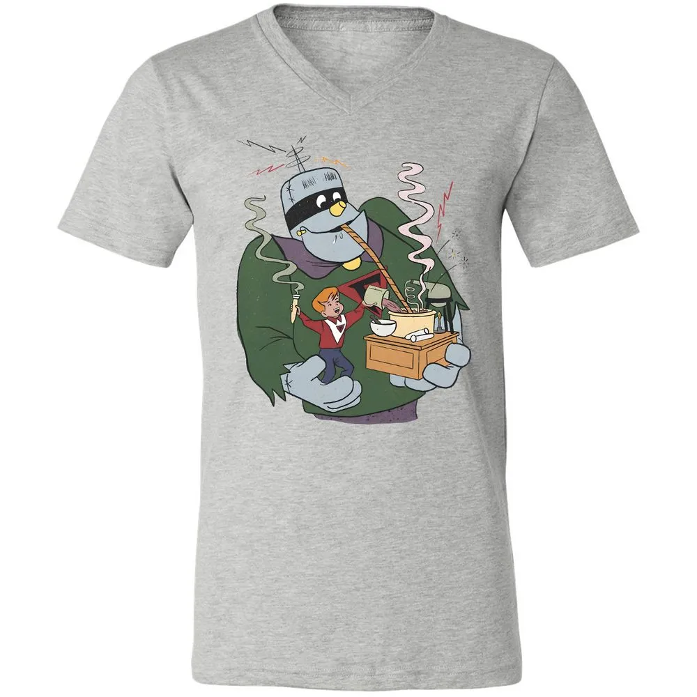 Unisex V-Neck T-Shirt - 7L8XSWLN - Athletic Heather - 7