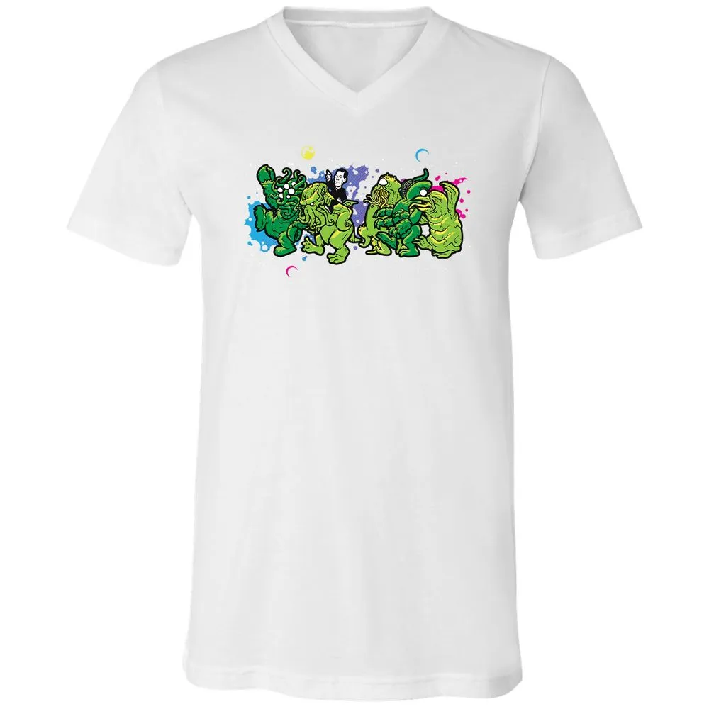 Unisex V-Neck T-Shirt - MMXC952W - White - 5