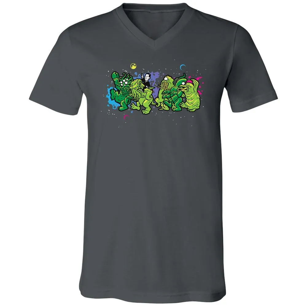 Unisex V-Neck T-Shirt - MMXC952W - Asphalt - 12