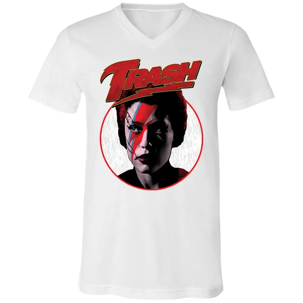 Unisex V-Neck T-Shirt - 3YLRFBPQ - White - 5