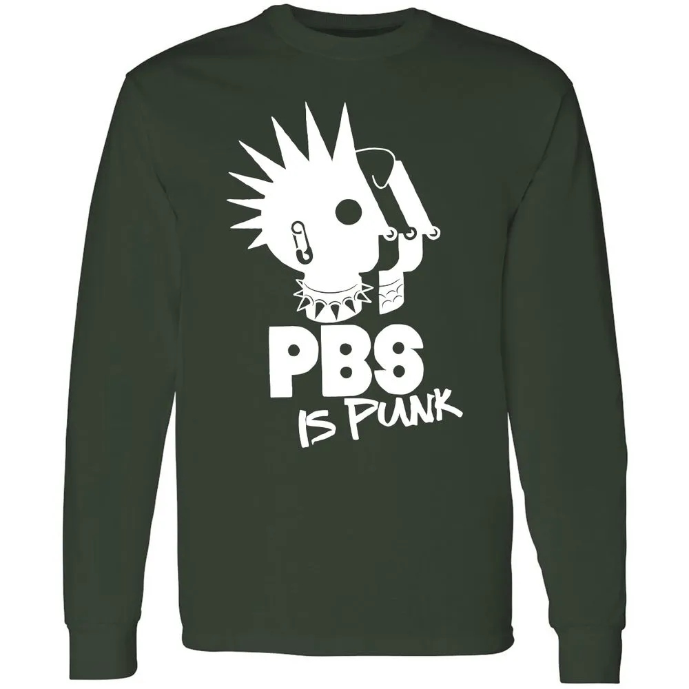 Long Sleeve T-Shirt - 6B96WS3V - Forest Green - 8