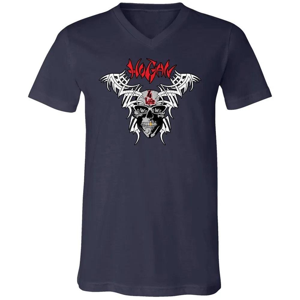 Unisex V-Neck T-Shirt - QKHZQ6EX - Navy - 2