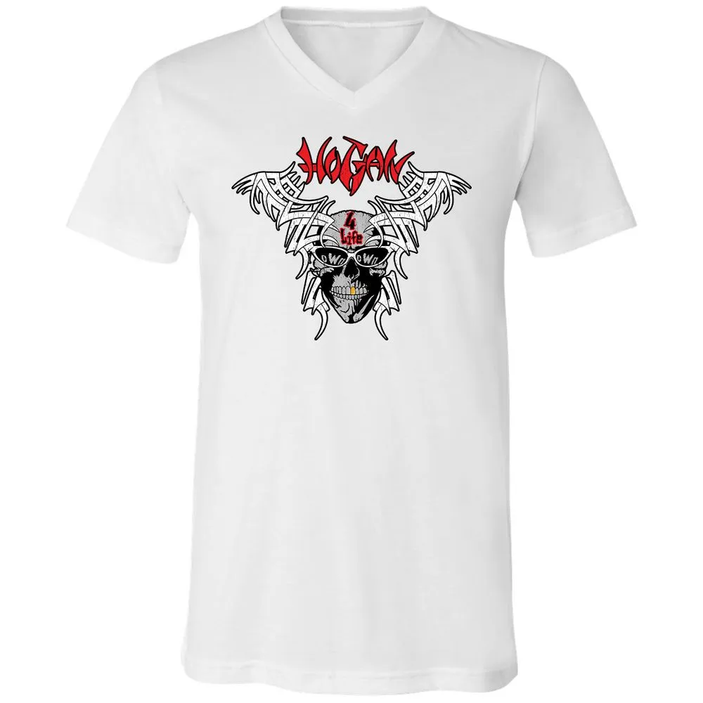 Unisex V-Neck T-Shirt - QKHZQ6EX - White - 5