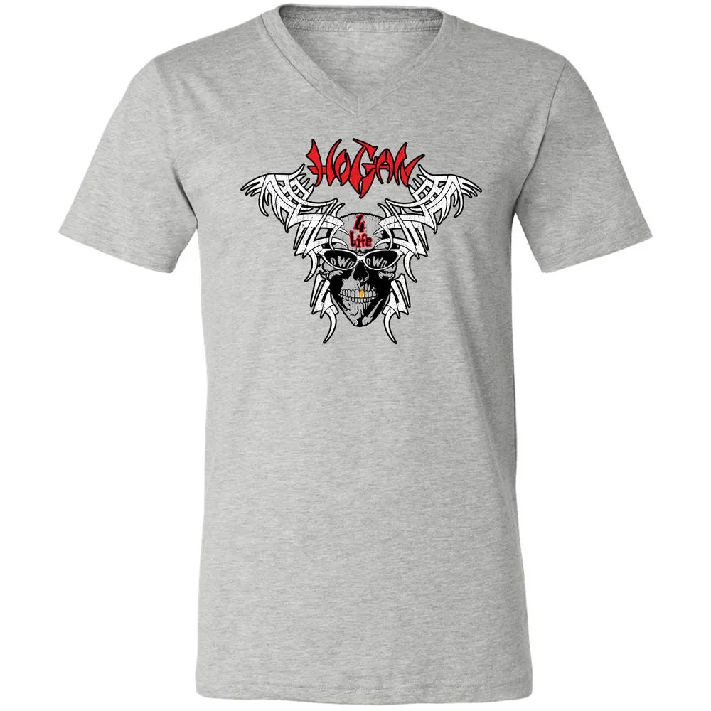 Unisex V-Neck T-Shirt - QKHZQ6EX - Athletic Heather - 7