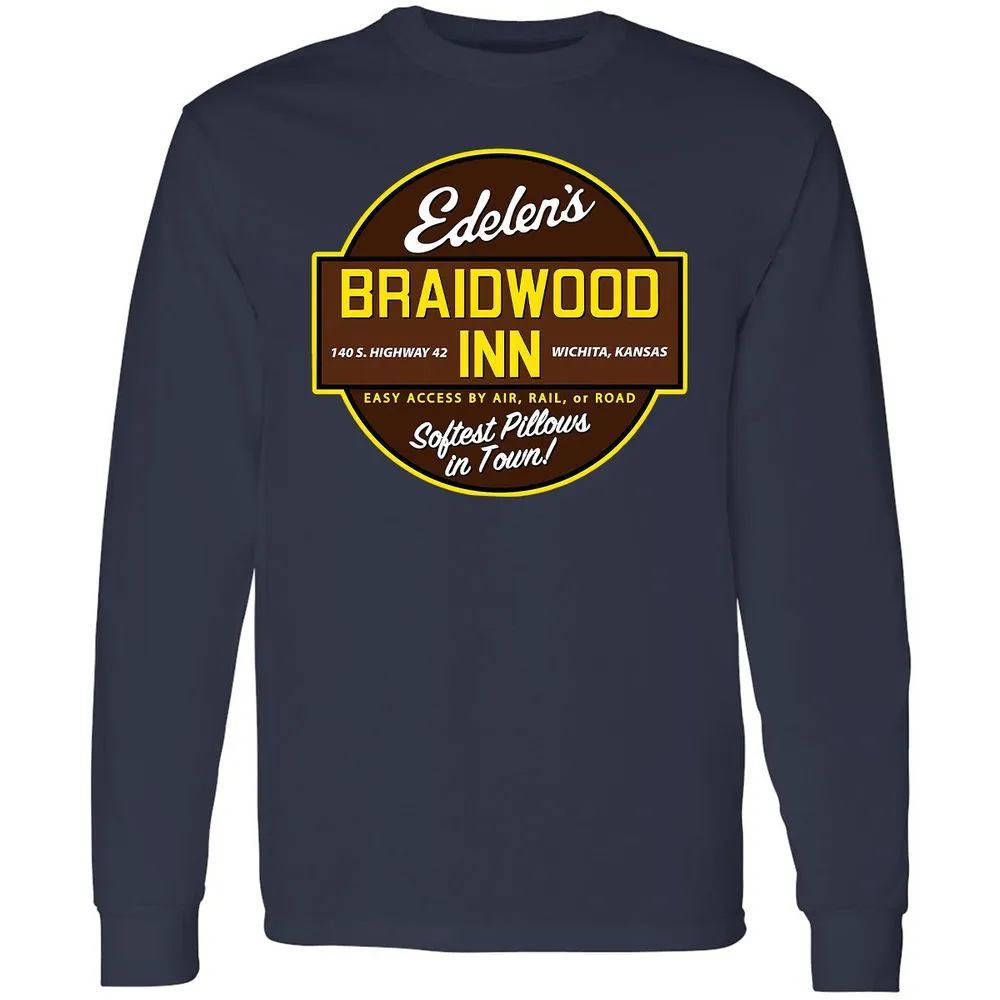 Long Sleeve T-Shirt - DZQXCUZV - Navy - 2