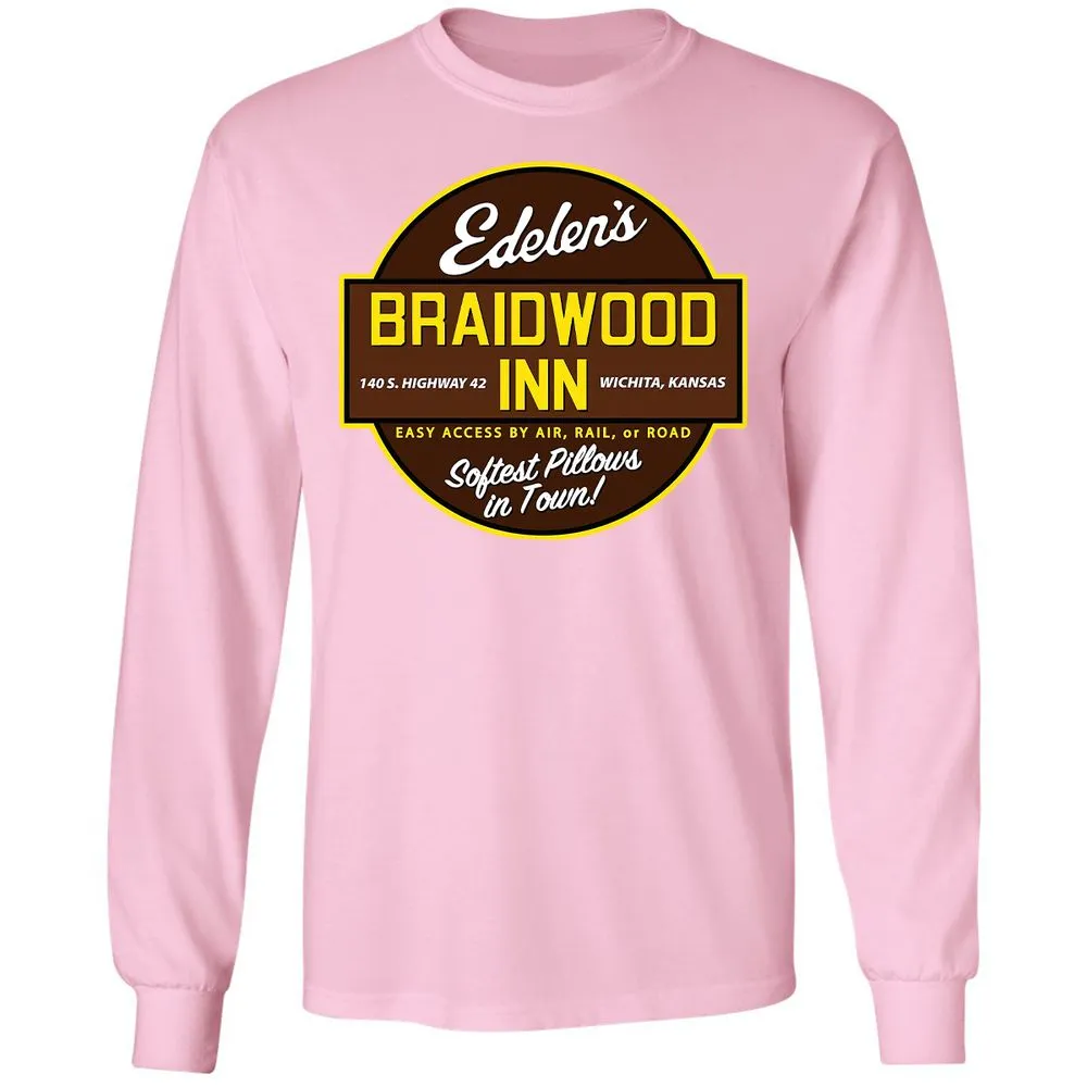 Long Sleeve T-Shirt - DZQXCUZV - Light Pink - 3