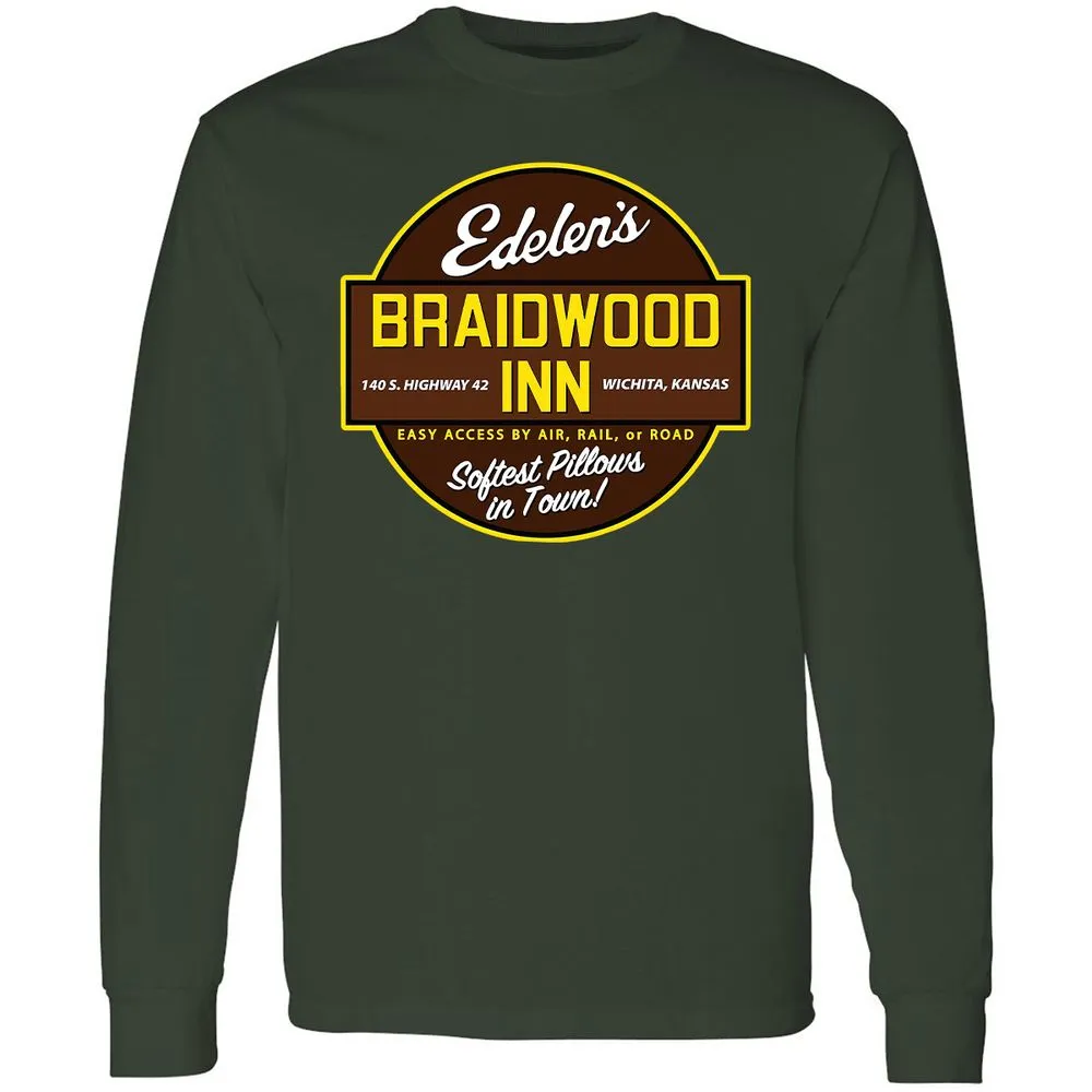 Long Sleeve T-Shirt - DZQXCUZV - Forest Green - 4