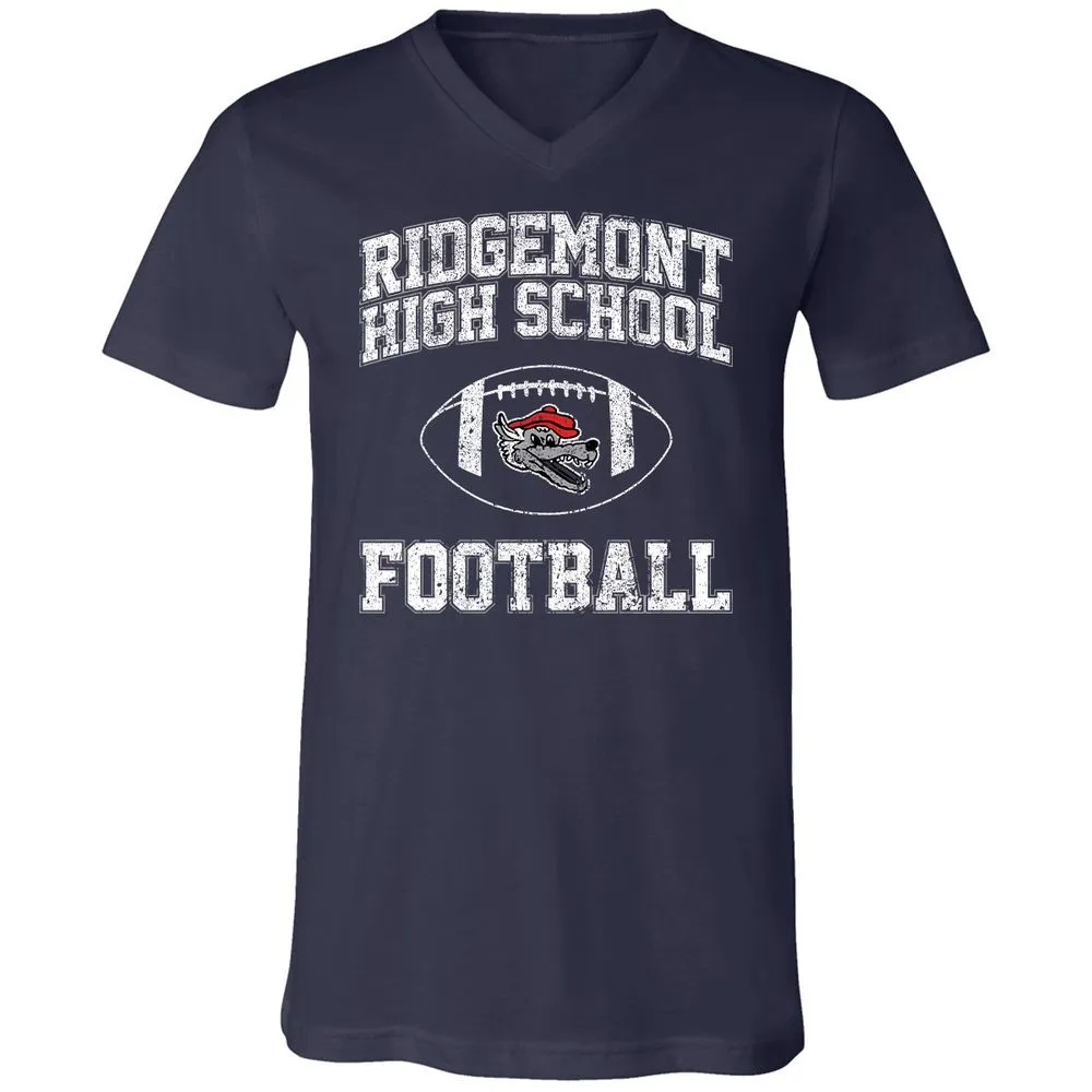 Unisex V-Neck T-Shirt - T2T2YDWD - Navy - 2