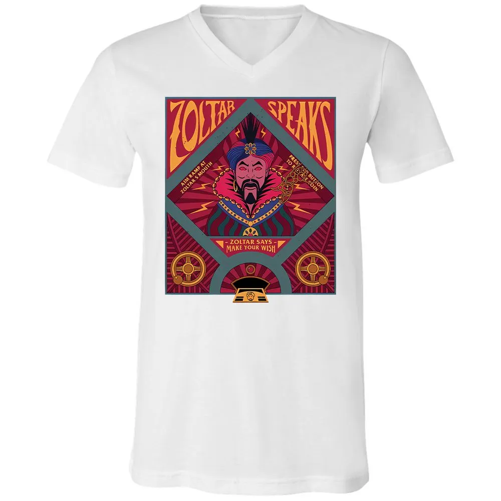 Unisex V-Neck T-Shirt - 6ZF713BD - White - 5