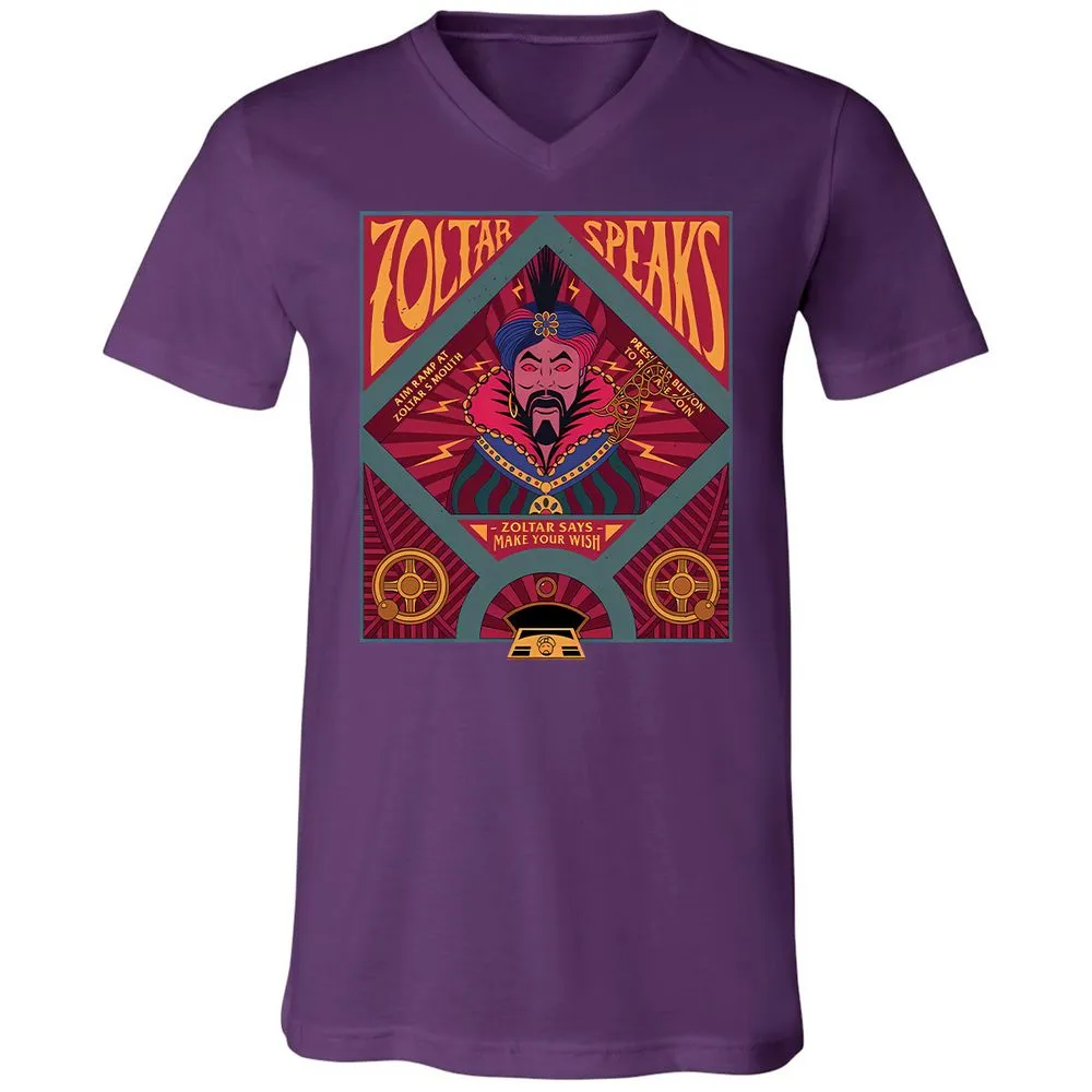 Unisex V-Neck T-Shirt - 6ZF713BD - Team Purple - 9