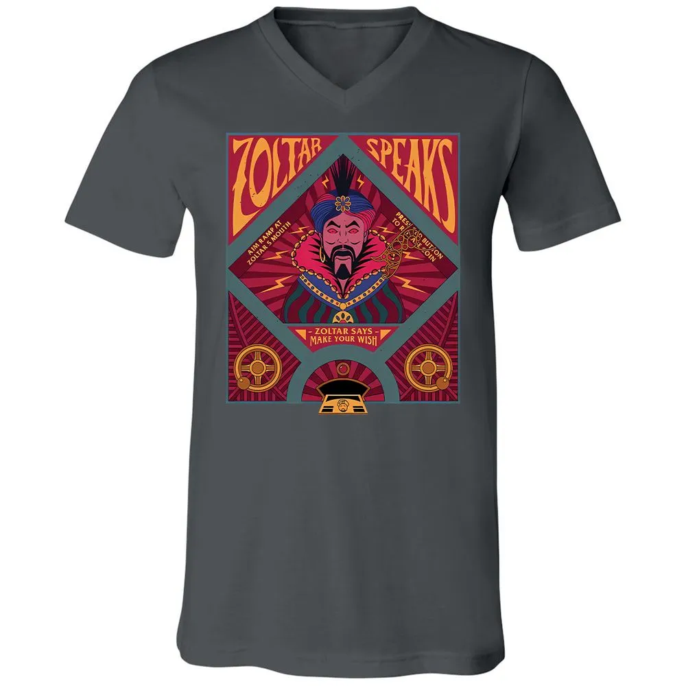 Unisex V-Neck T-Shirt - 6ZF713BD - Asphalt - 12