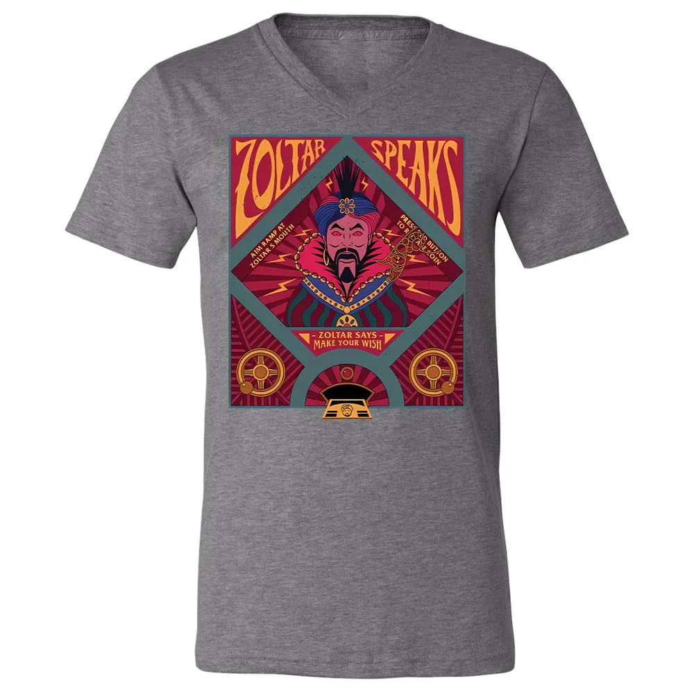 Unisex V-Neck T-Shirt - 6ZF713BD - Deep Heather - 13