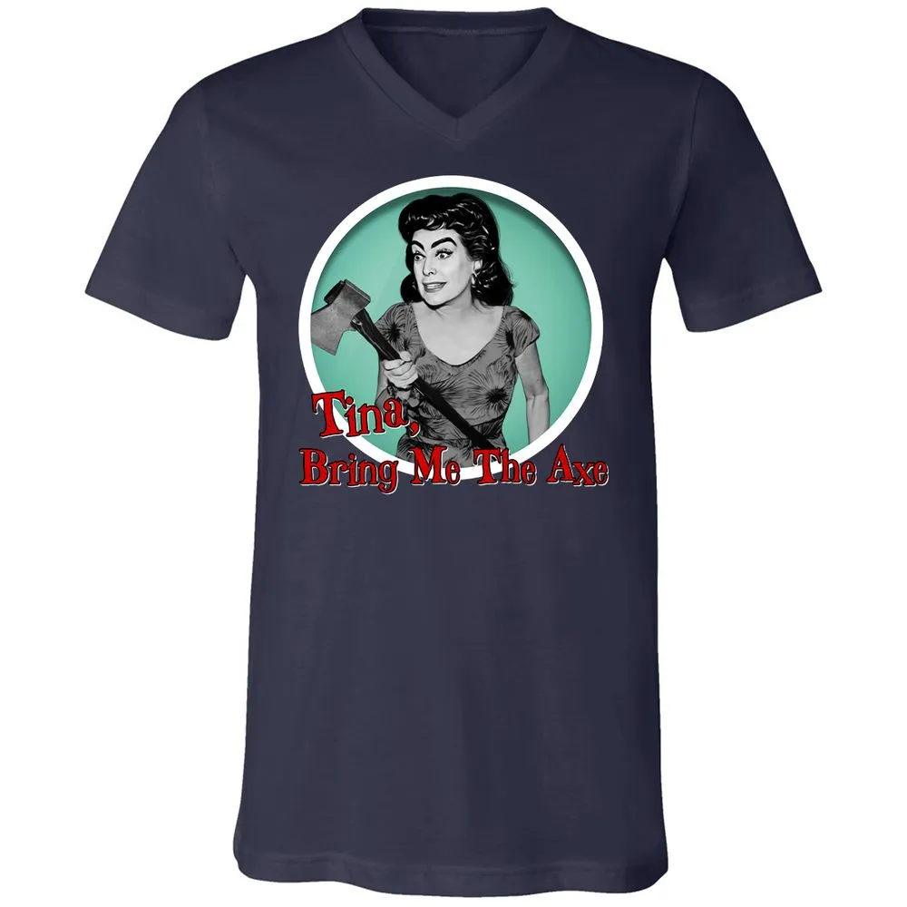 Unisex V-Neck T-Shirt - CN6A69MY - Navy - 2