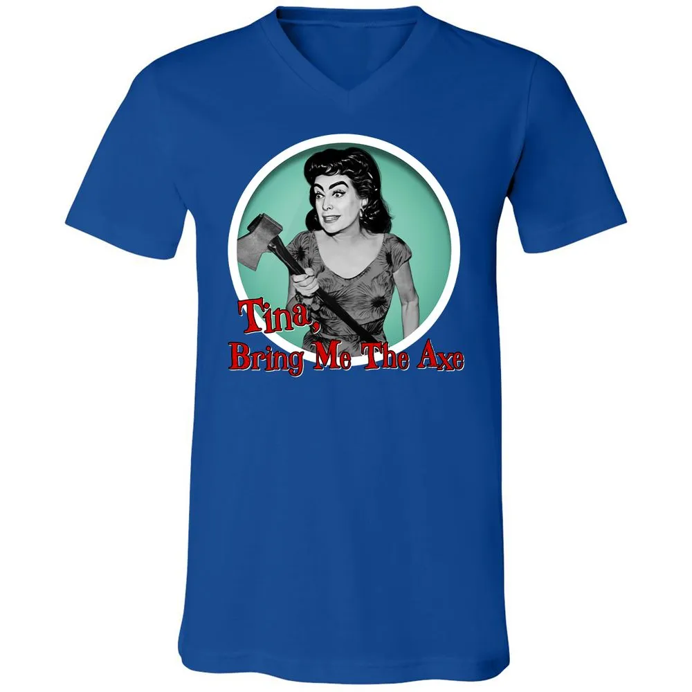 Unisex V-Neck T-Shirt - CN6A69MY - True Royal - 4