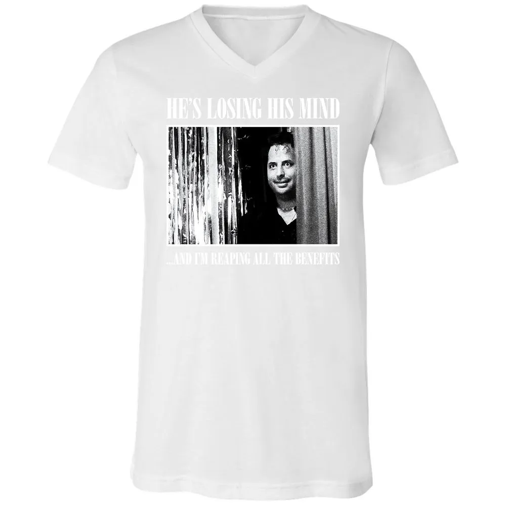 Unisex V-Neck T-Shirt - 81CM54RA - White - 5