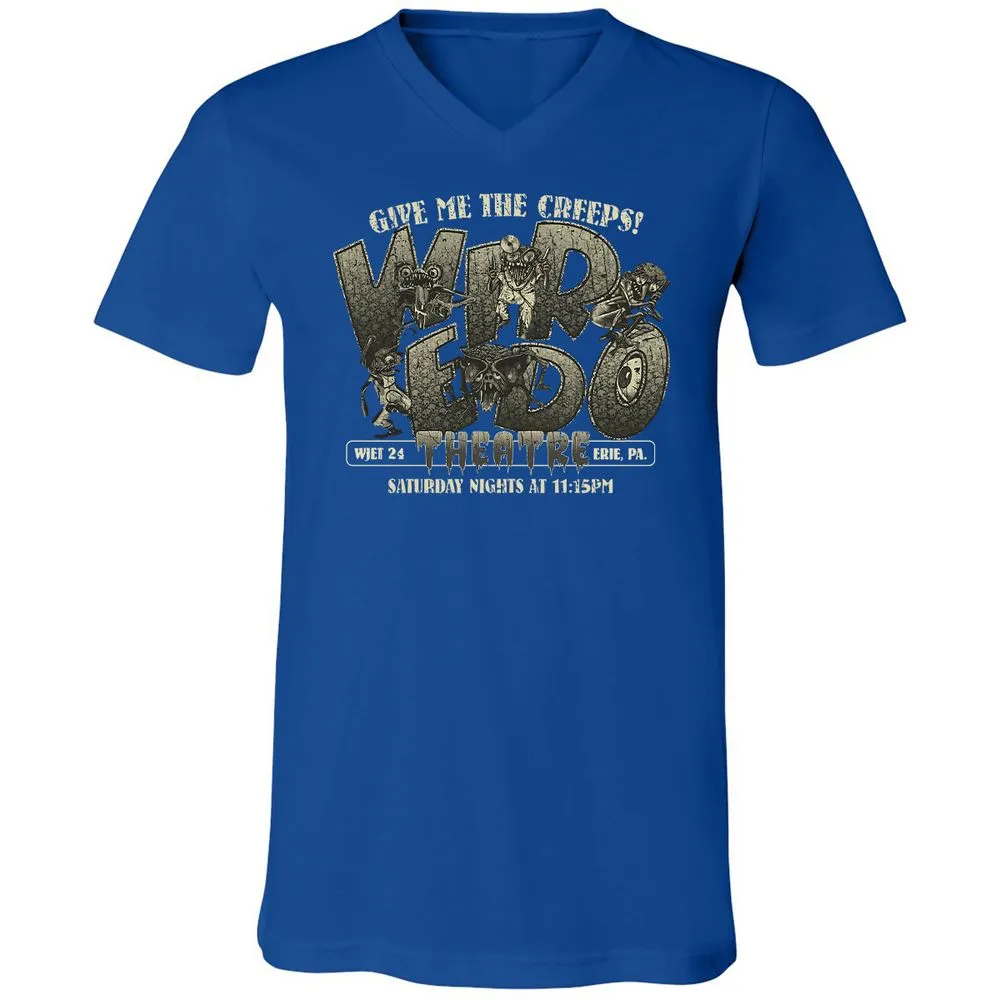 Unisex V-Neck T-Shirt - A5TCCGZD - True Royal - 4