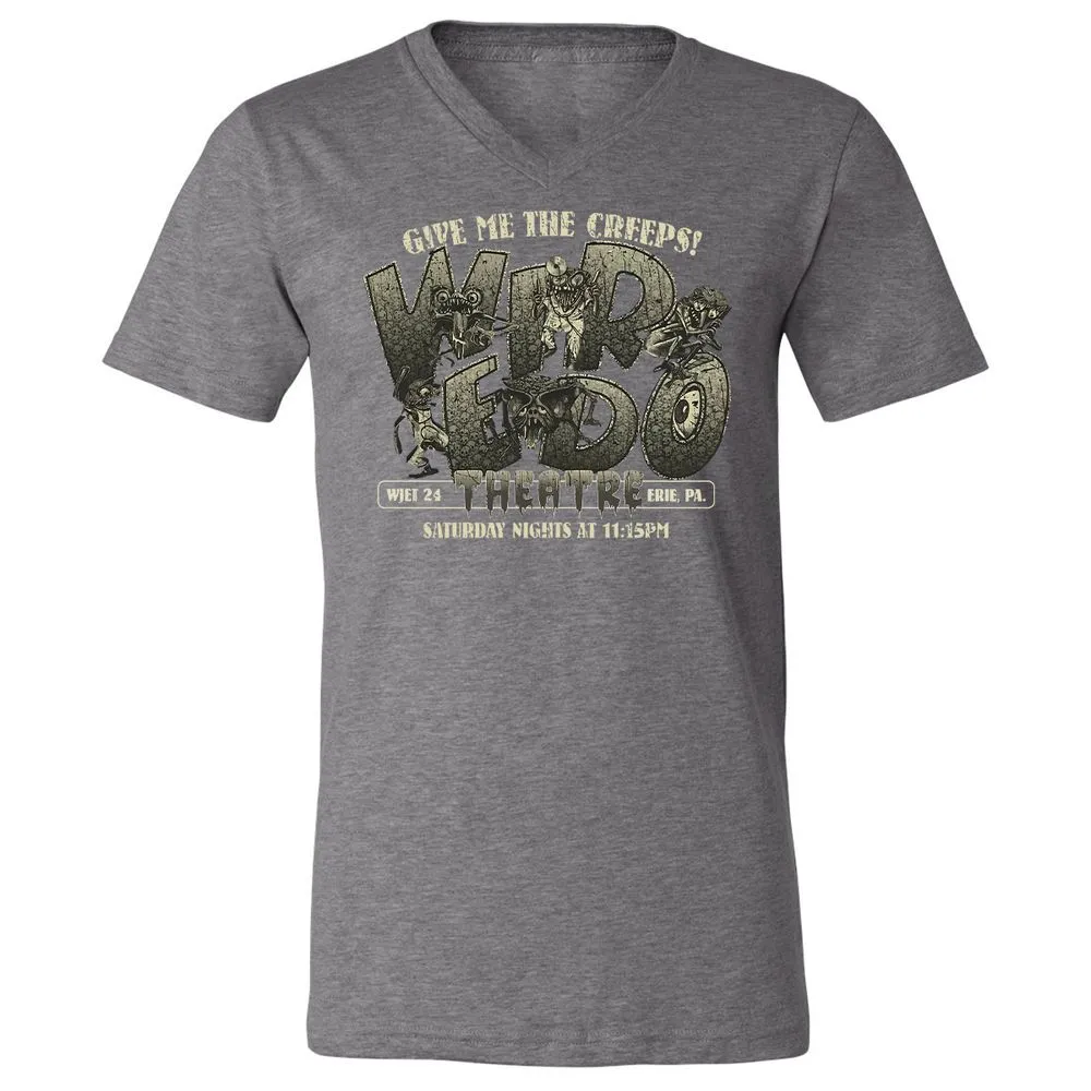 Unisex V-Neck T-Shirt - A5TCCGZD - Deep Heather - 13