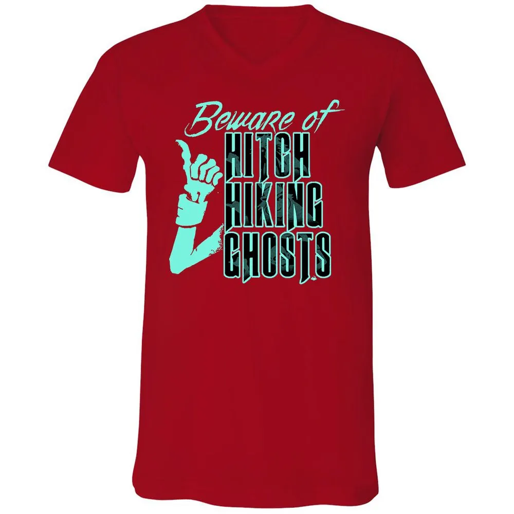 Unisex V-Neck T-Shirt - PAMSS76U - Red - 3