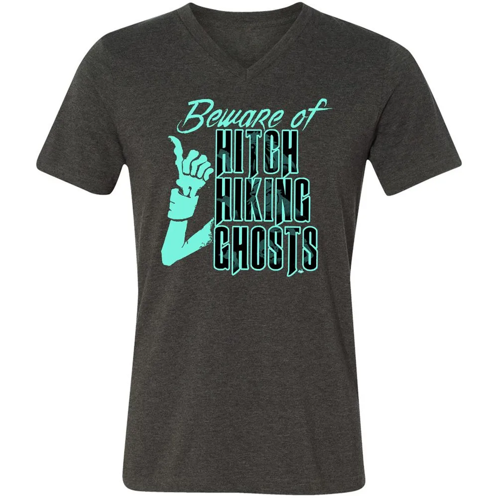 Unisex V-Neck T-Shirt - PAMSS76U - Dark Grey Heather - 8