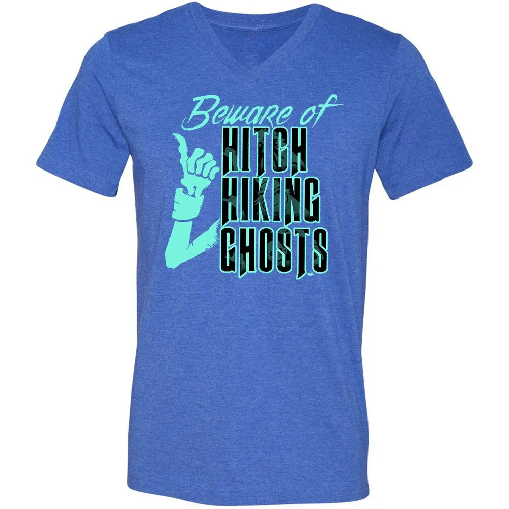 Unisex V-Neck T-Shirt - PAMSS76U - Heather True Royal - 14