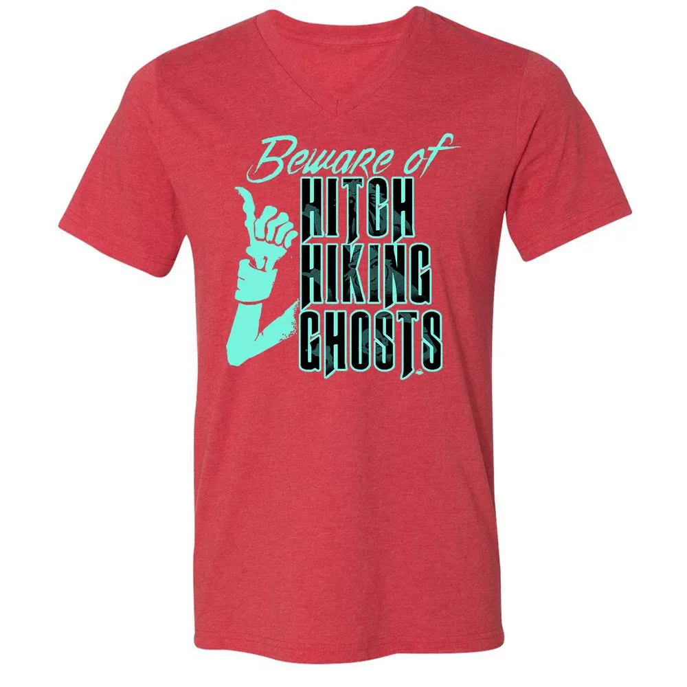 Unisex V-Neck T-Shirt - PAMSS76U - Heather Red - 16