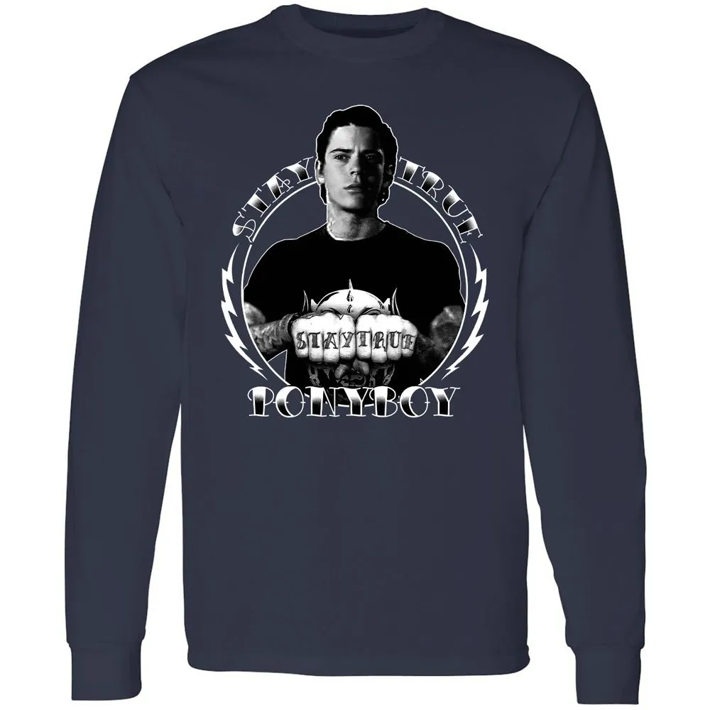 Long Sleeve T-Shirt - 9V922KX6 - Navy - 2