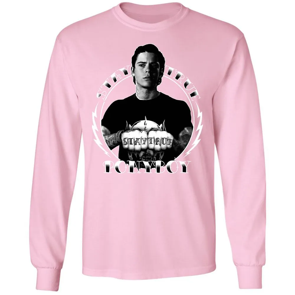 Long Sleeve T-Shirt - 9V922KX6 - Light Pink - 3