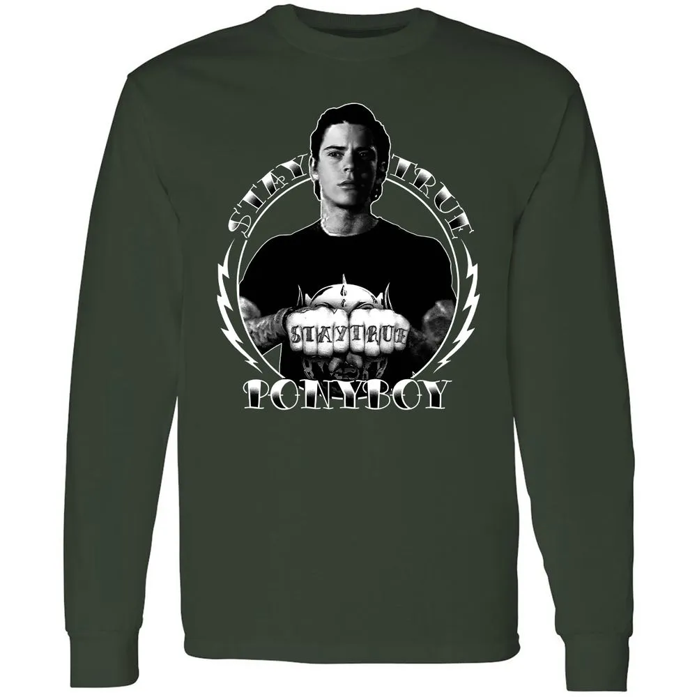 Long Sleeve T-Shirt - 9V922KX6 - Forest Green - 4