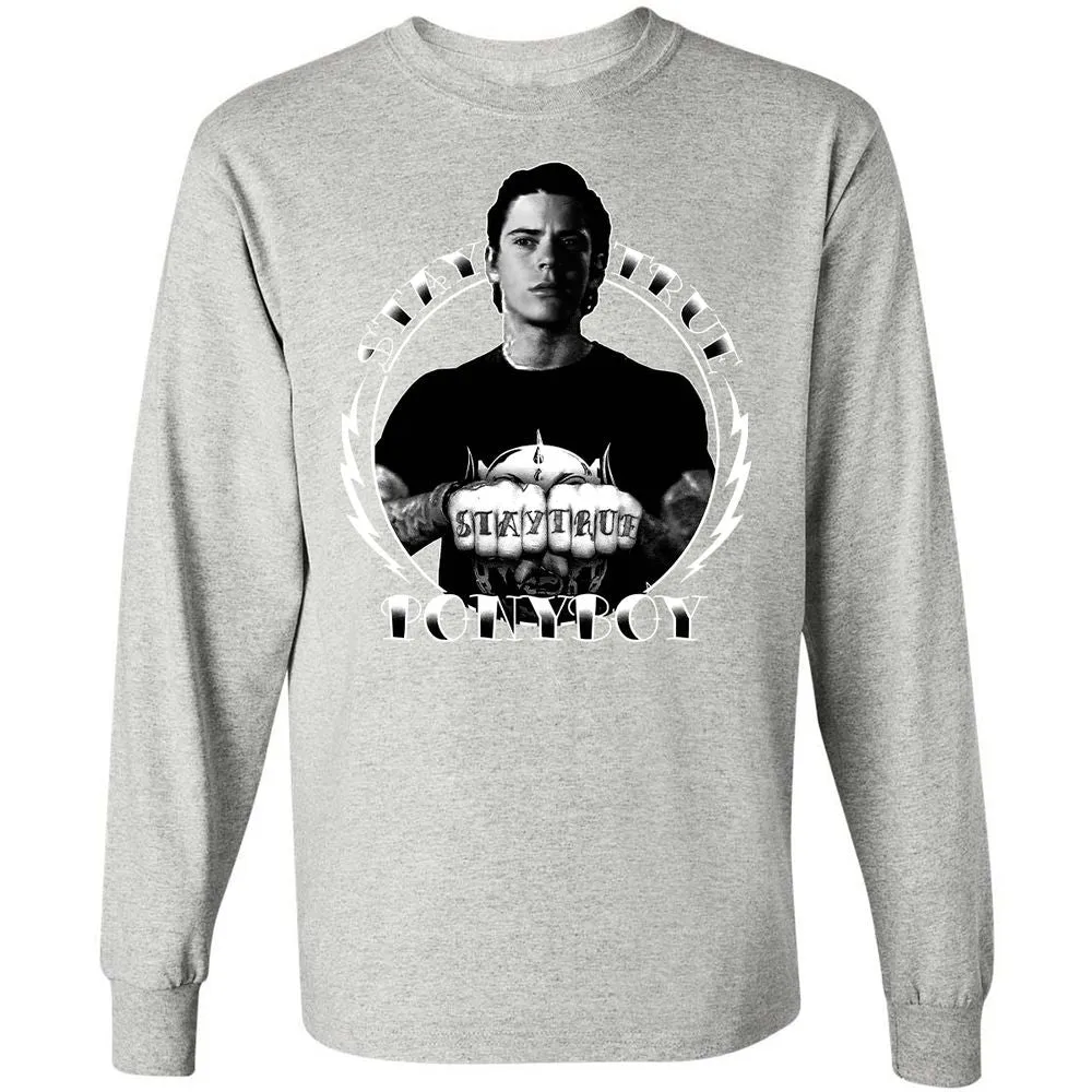 Long Sleeve T-Shirt - 9V922KX6 - Ash - 7