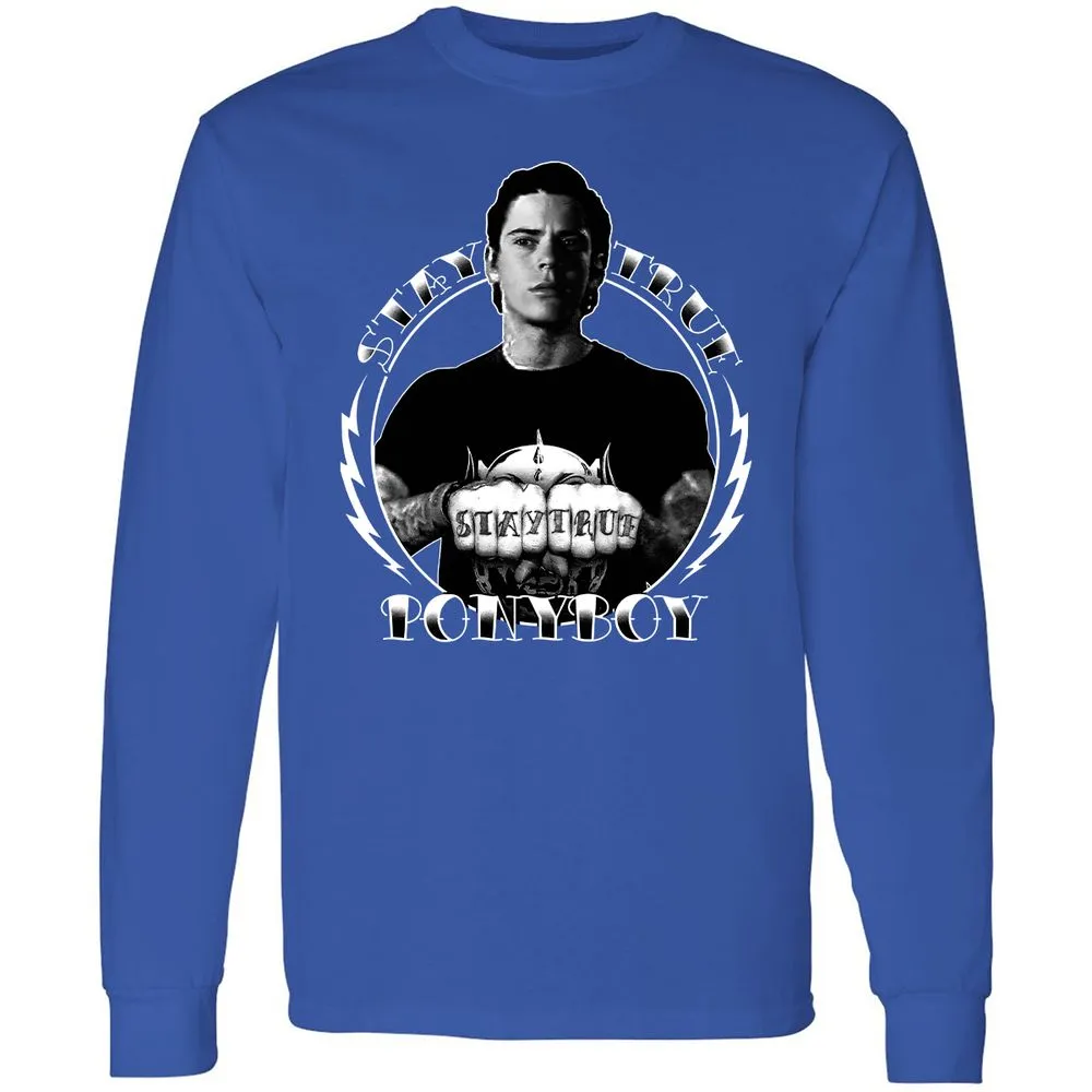Long Sleeve T-Shirt - 9V922KX6 - Royal - 8