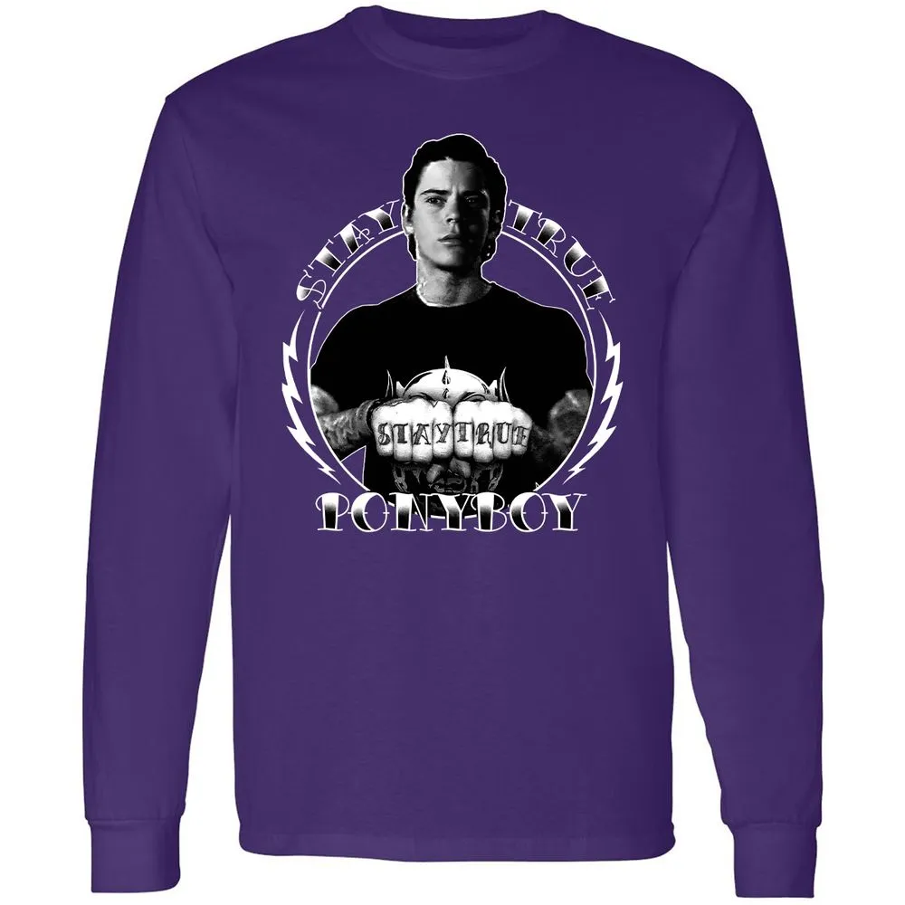 Long Sleeve T-Shirt - 9V922KX6 - Purple - 13