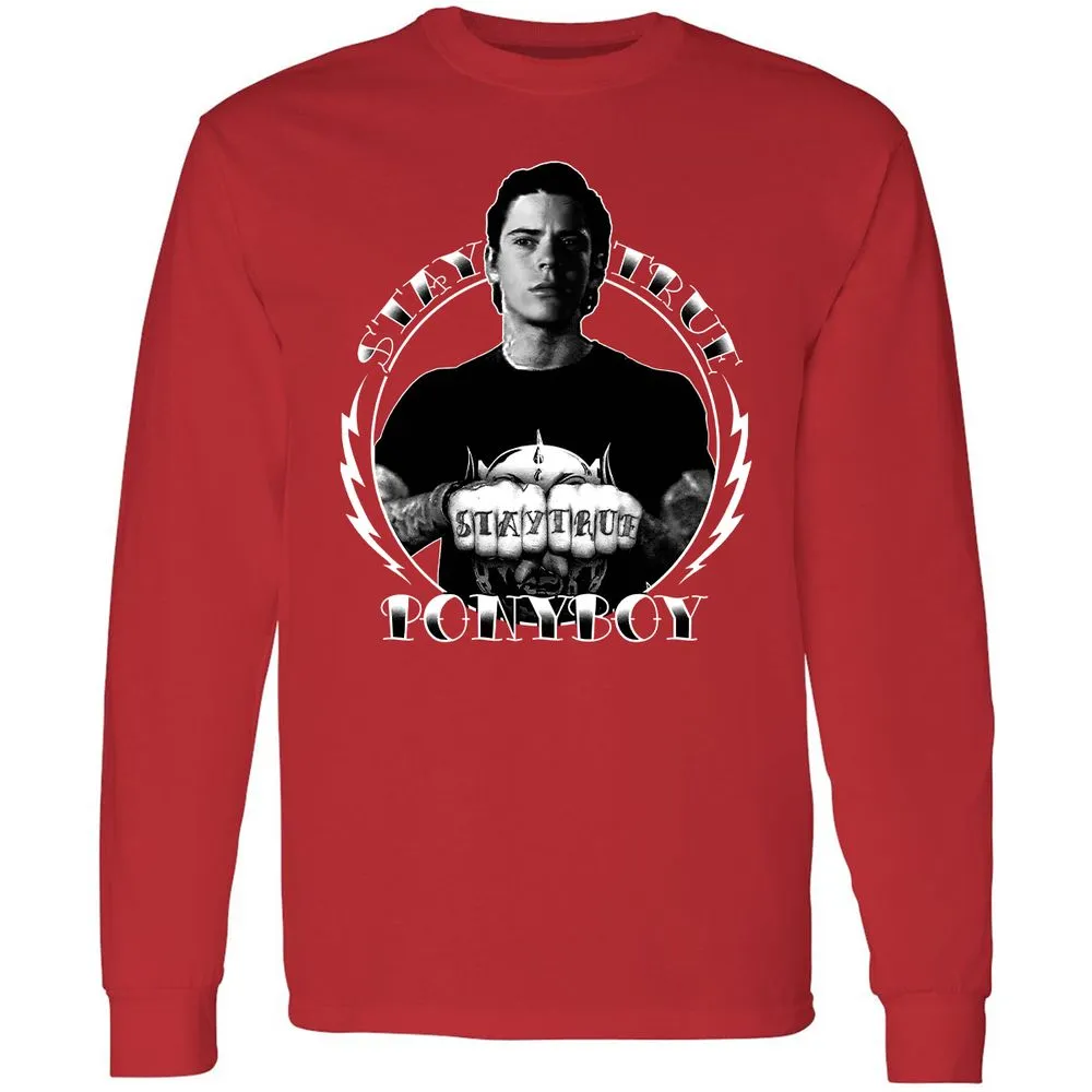 Long Sleeve T-Shirt - 9V922KX6 - Red - 14