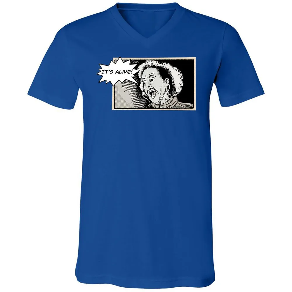 Unisex V-Neck T-Shirt - Q5UHYBSY - True Royal - 4