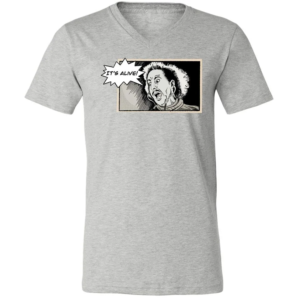 Unisex V-Neck T-Shirt - Q5UHYBSY - Athletic Heather - 7