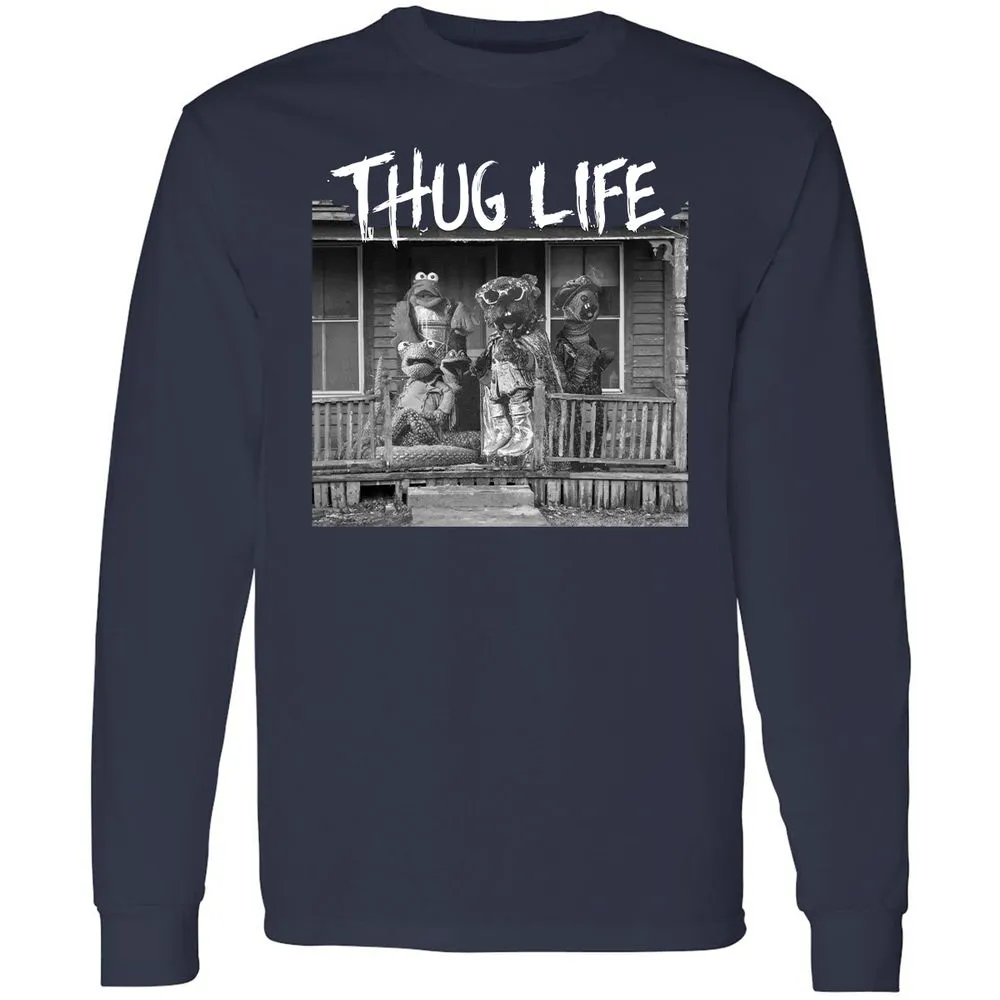 Long Sleeve T-Shirt - WLB8GWLM - Navy - 2
