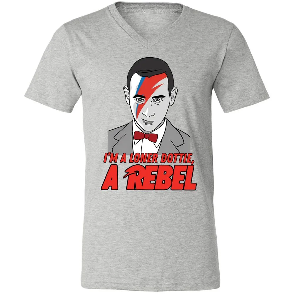 Unisex V-Neck T-Shirt - GLNBK6ES - Athletic Heather - 7