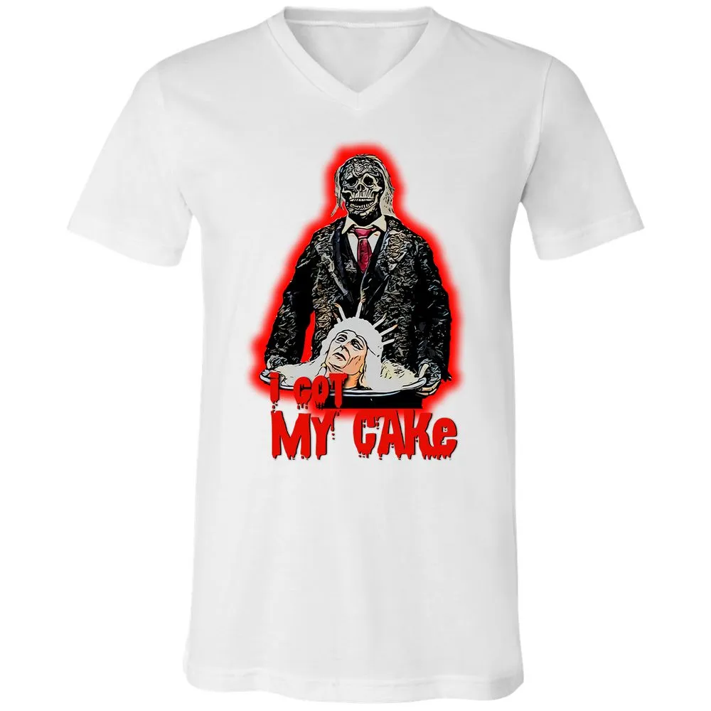 Unisex V-Neck T-Shirt - 45PAND11 - White - 5