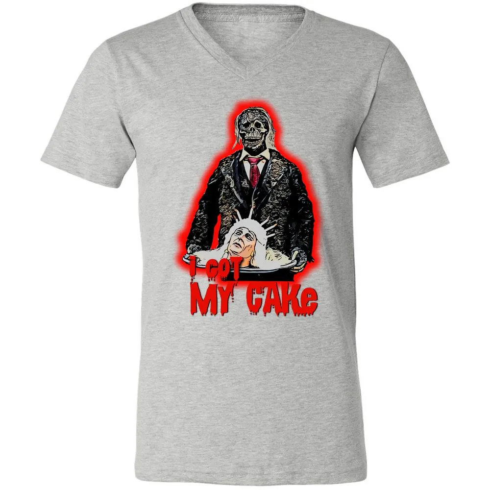 Unisex V-Neck T-Shirt - 45PAND11 - Athletic Heather - 7