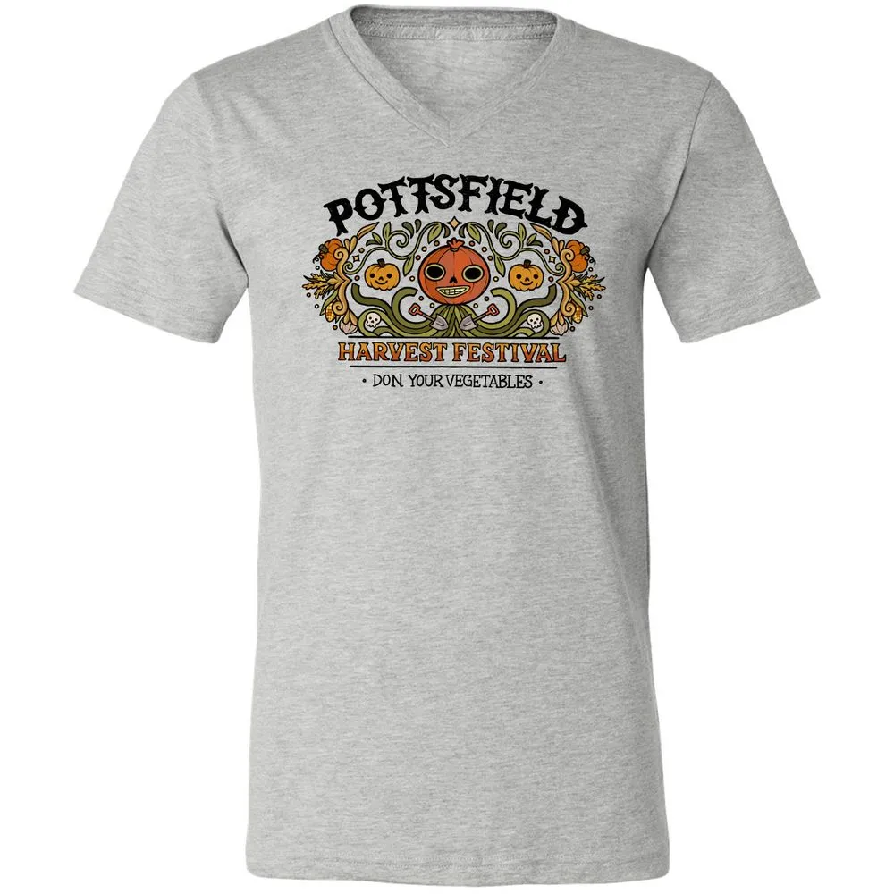 Unisex V-Neck T-Shirt - RWU843PM - Athletic Heather - 7
