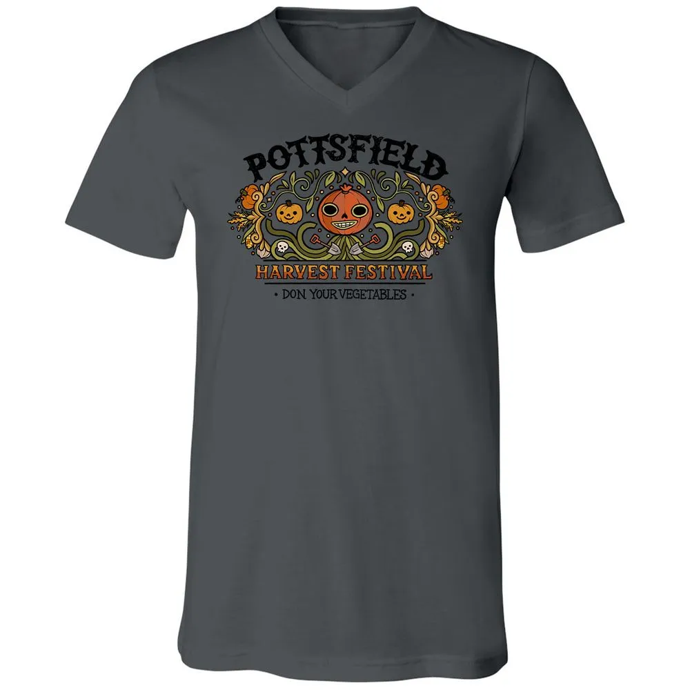 Unisex V-Neck T-Shirt - RWU843PM - Asphalt - 12
