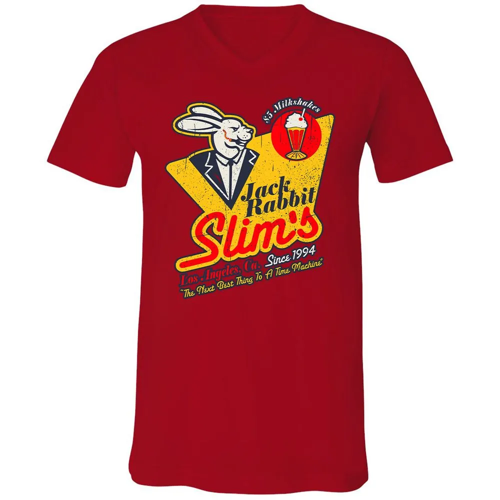 Unisex V-Neck T-Shirt - 211ANB8K - Red - 3