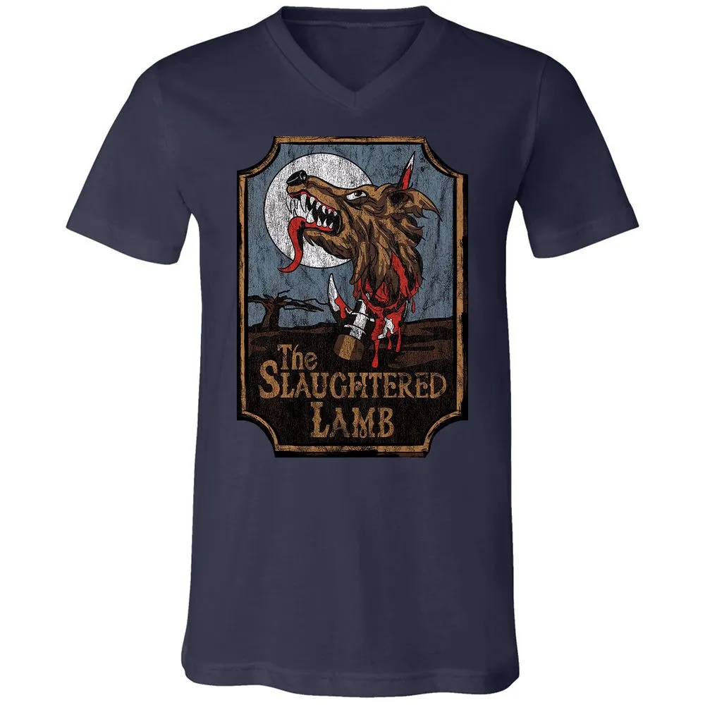 Unisex V-Neck T-Shirt - DLWPCGS2 - Navy - 2