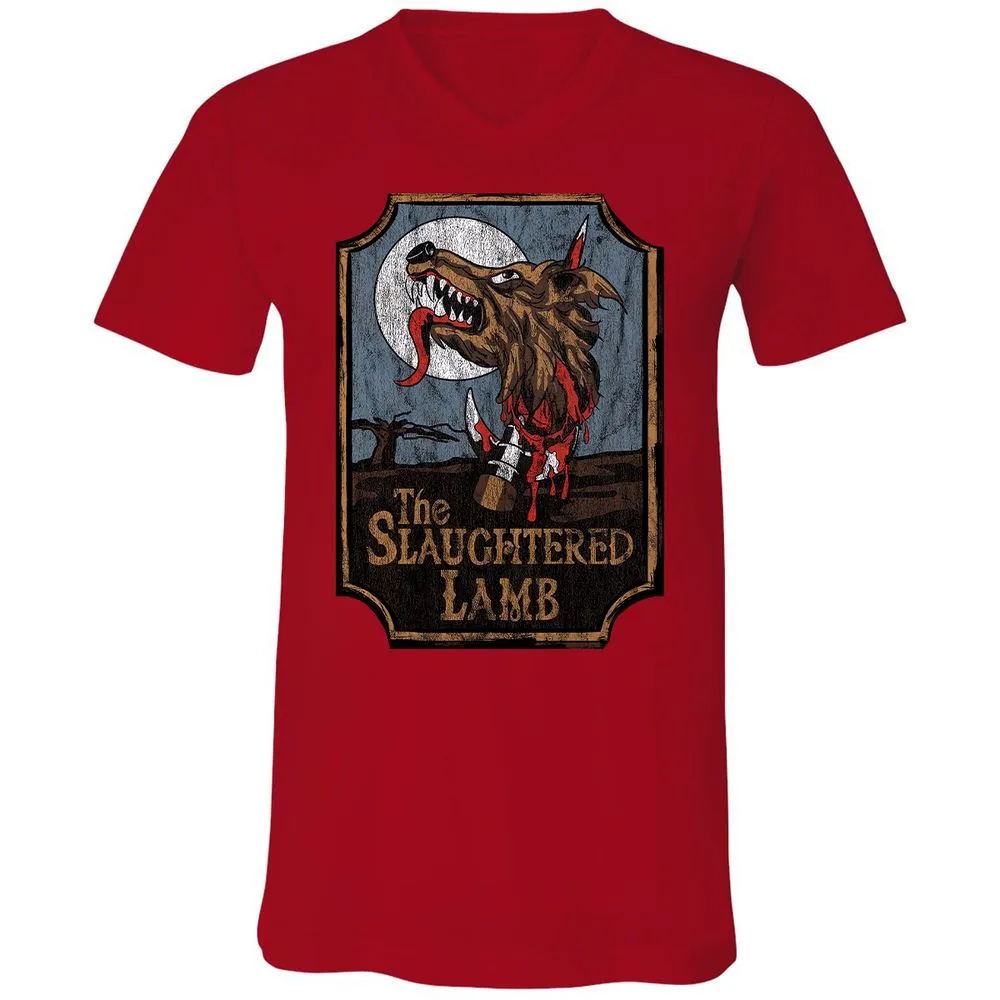 Unisex V-Neck T-Shirt - DLWPCGS2 - Red - 3