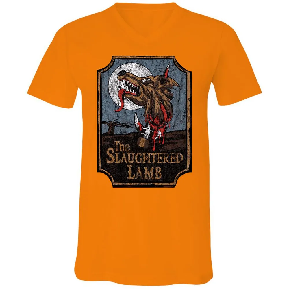 Unisex V-Neck T-Shirt - DLWPCGS2 - Orange - 11